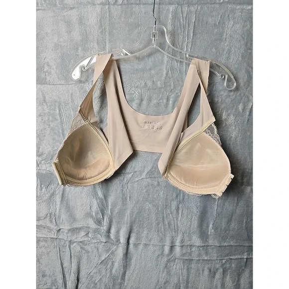 2-Lace Bras Padded Ladies Size 4XL Front CloseUnbranded Wide No Adjustable Strap - Picture 6 of 7